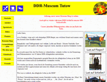 Tablet Screenshot of ddr-museum-tutow-mv.de